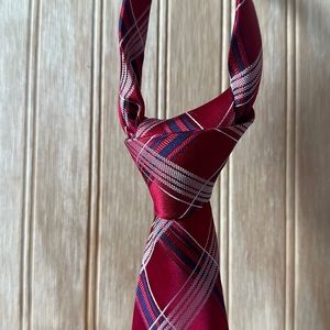 Jones New York - Red, Silver and Blue Tie